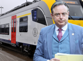 Bart De Wever, actuel Premier ministre et leader nationaliste flamand (NVA), peut-il être garant des intérêts de la population belge ? (Photomontage Politique – MPW57 et-©-European-Union-1998-–-2025).